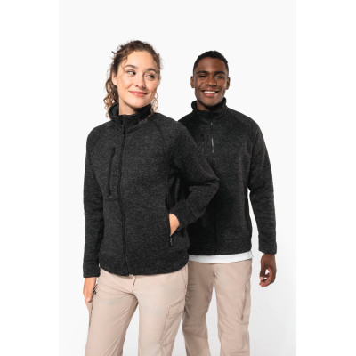 Ladies’ full zip heather jacket
